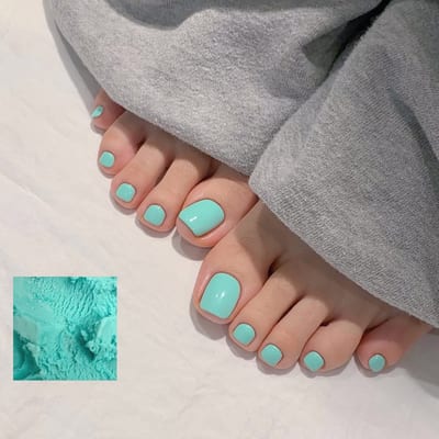 Foot nails gel nails, example 10 — Miao Nail Asakusa