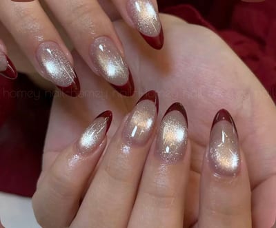 French gel nails, example 2 — Miao Nail Asakusa