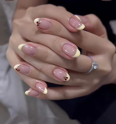 French gel nails, example 4 — Miao Nail Asakusa