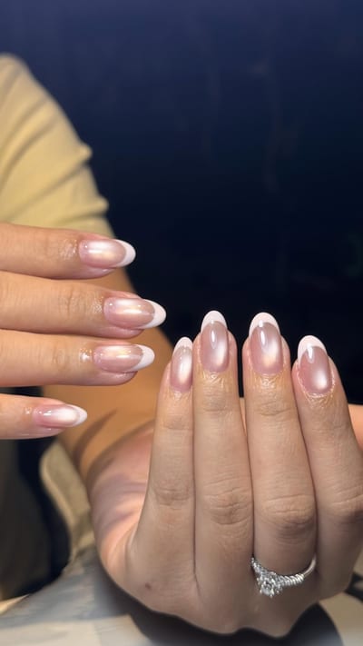 French gel nails, example 9 — Miao Nail Asakusa