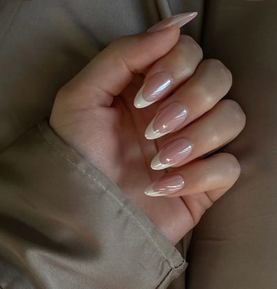 French gel nails, example 7 — Miao Nail Asakusa