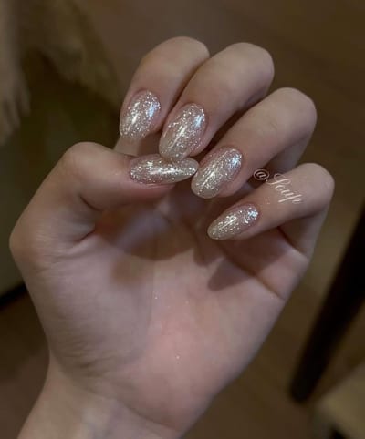 Mirror gel nails, example 10 — Miao Nail Asakusa