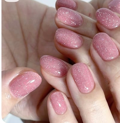 One color gel nails, example 4 — Miao Nail Asakusa
