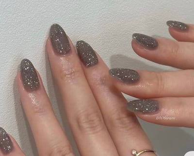 One color gel nails, example 3 — Miao Nail Asakusa