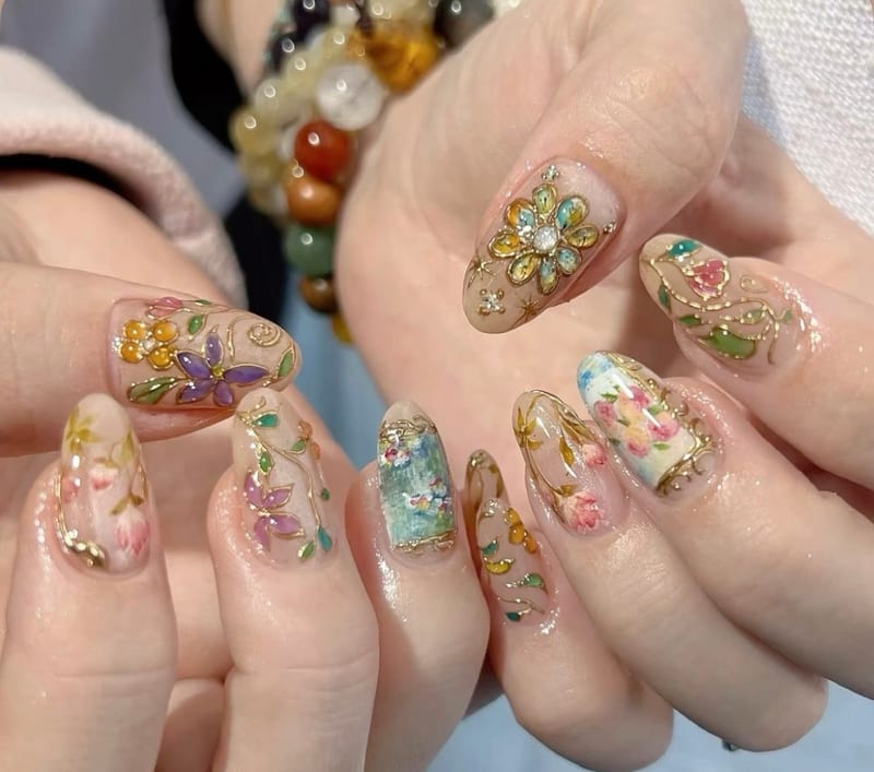 Order Made design at Miao Nail Asakusa