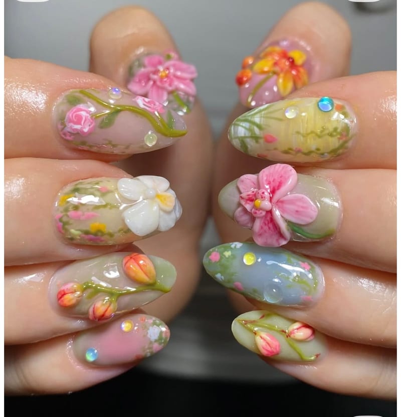 Order Made design at Miao Nail Asakusa