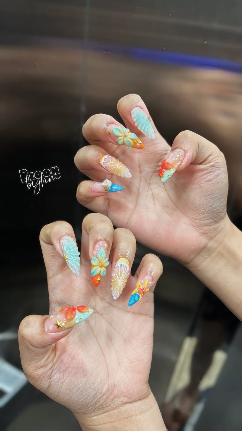 Luxury design at Miao Nail Asakusa