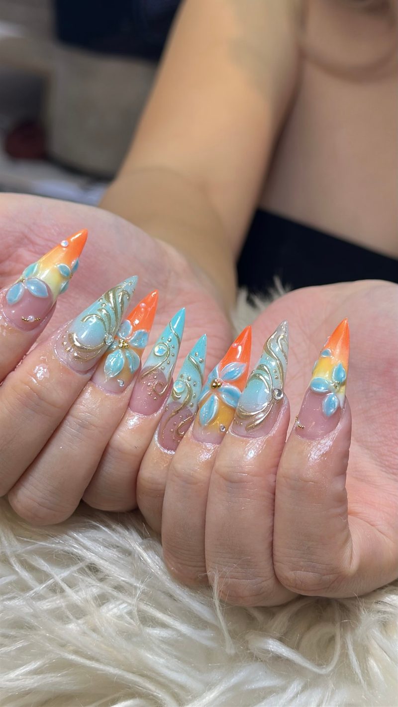 Luxury design at Miao Nail Asakusa