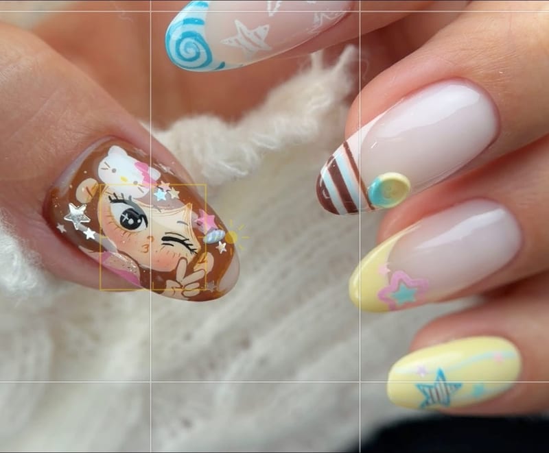Luxury design at Miao Nail Asakusa