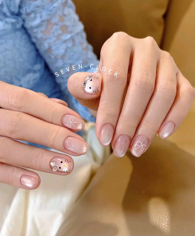Simple design at Miao Nail Asakusa