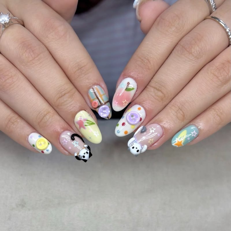 Luxury design at Miao Nail Asakusa