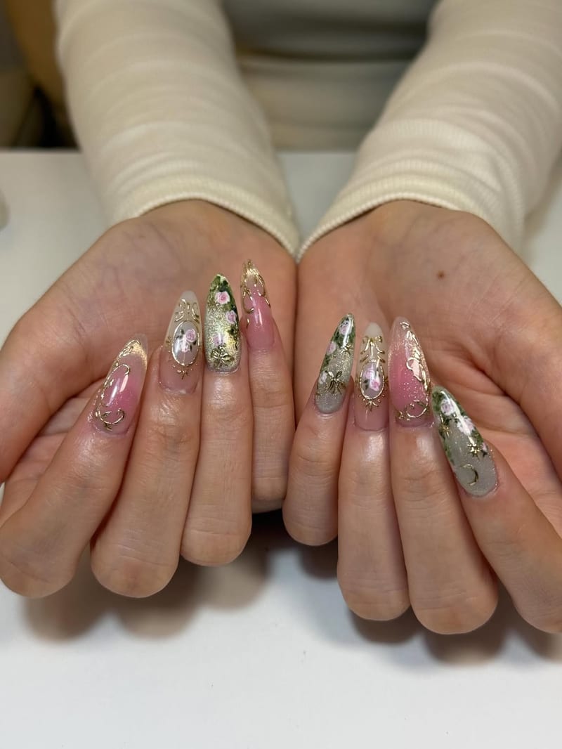 Luxury design at Miao Nail Asakusa