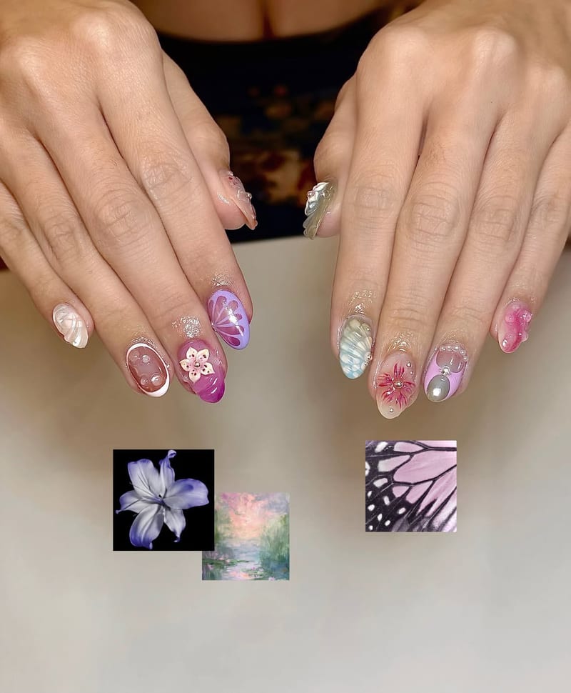 Luxury design at Miao Nail Asakusa